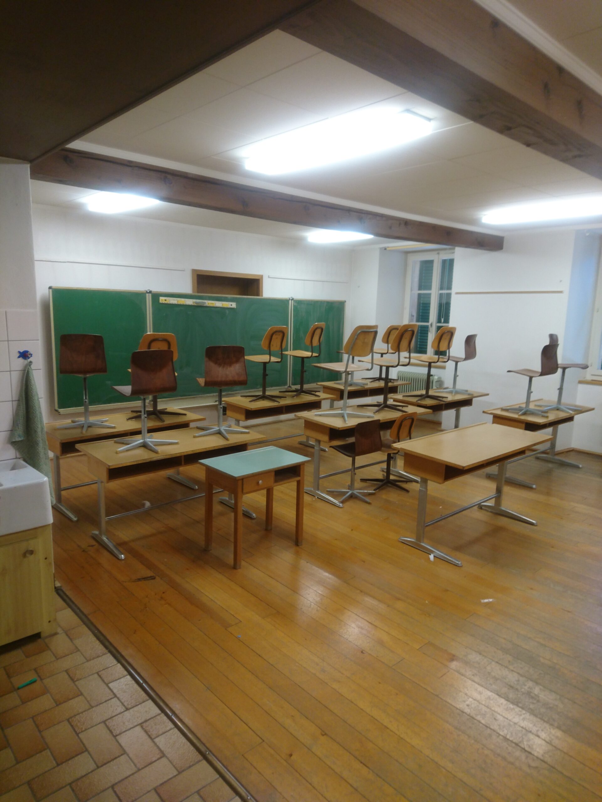  une salle de classe