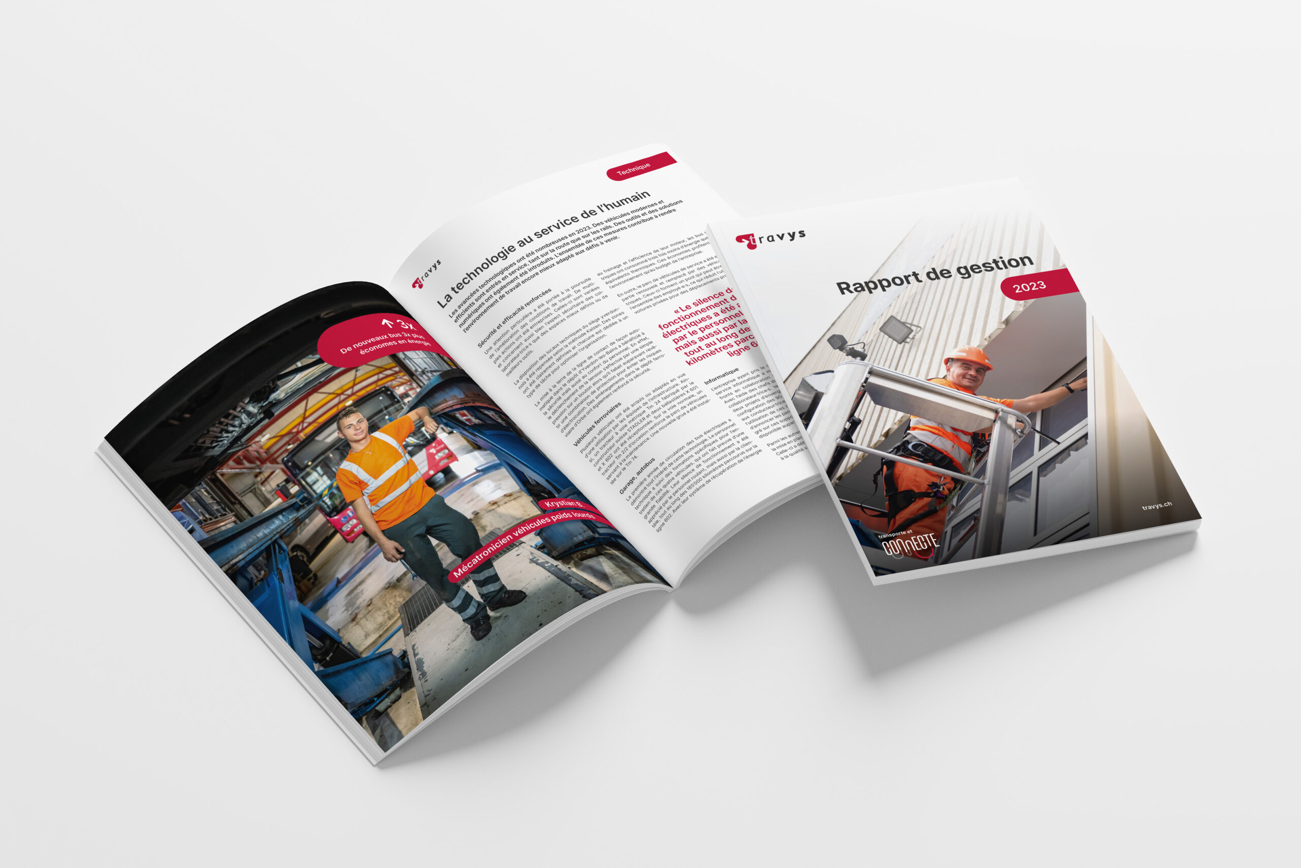 A4 A5 Magazine Brochure 3D Rendering White Blank Mockup